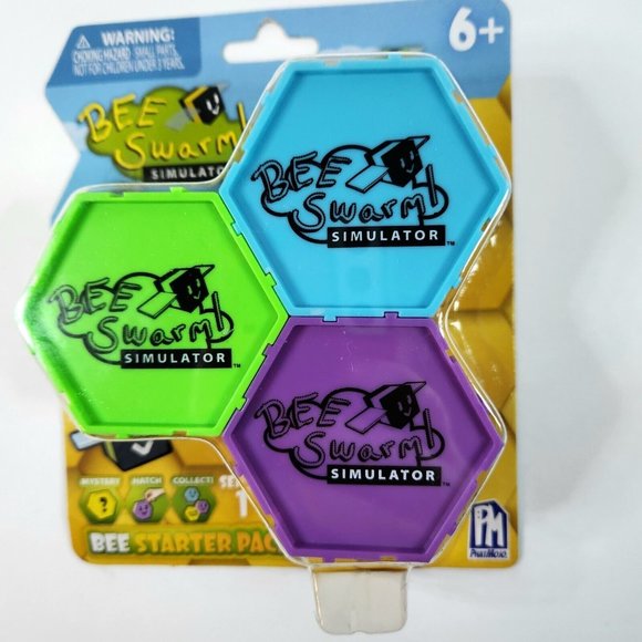 SALE!! New BEE SWARM SIMULATOR Starter Pack 3 Mystery Pack Roblox Series 1 surp… - Picture 1 of 2